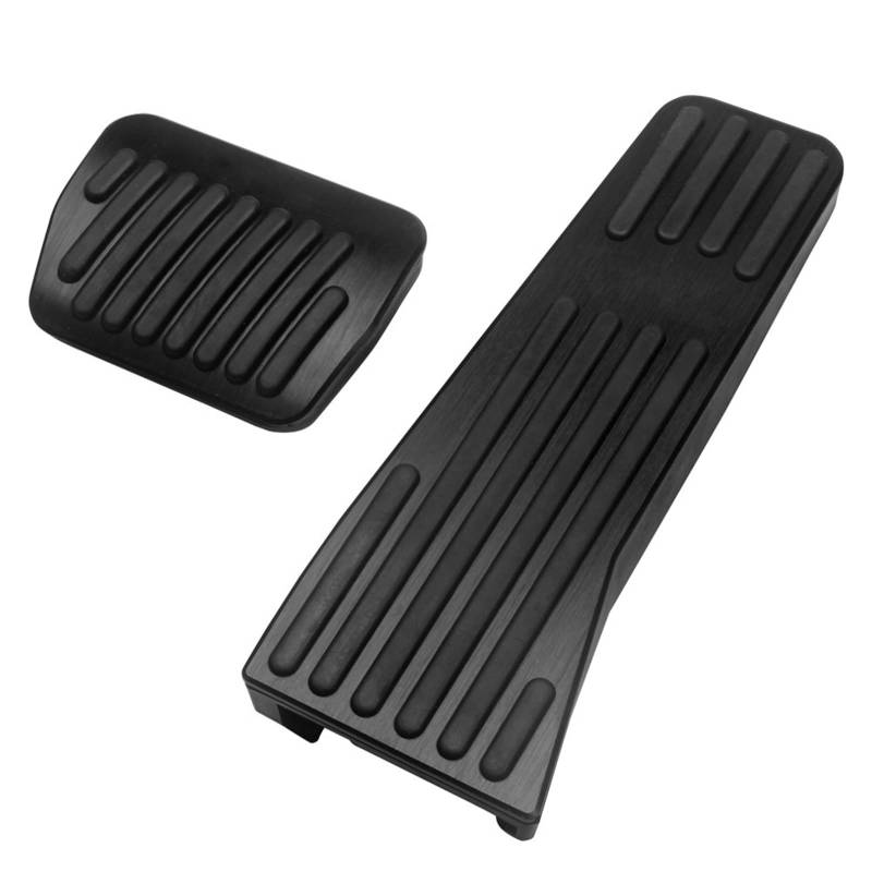 Auto Pedal Abdeckung Für Mazda 3 BP CX-30 CX30 CX 30 2019 2020 2021 2022 Auto Fußstütze Pedal Gaspedal Kupplung Bremspedale Abdeckung Pads Bremse Pedalkappen(at 2PCS Black) von MIENAOC