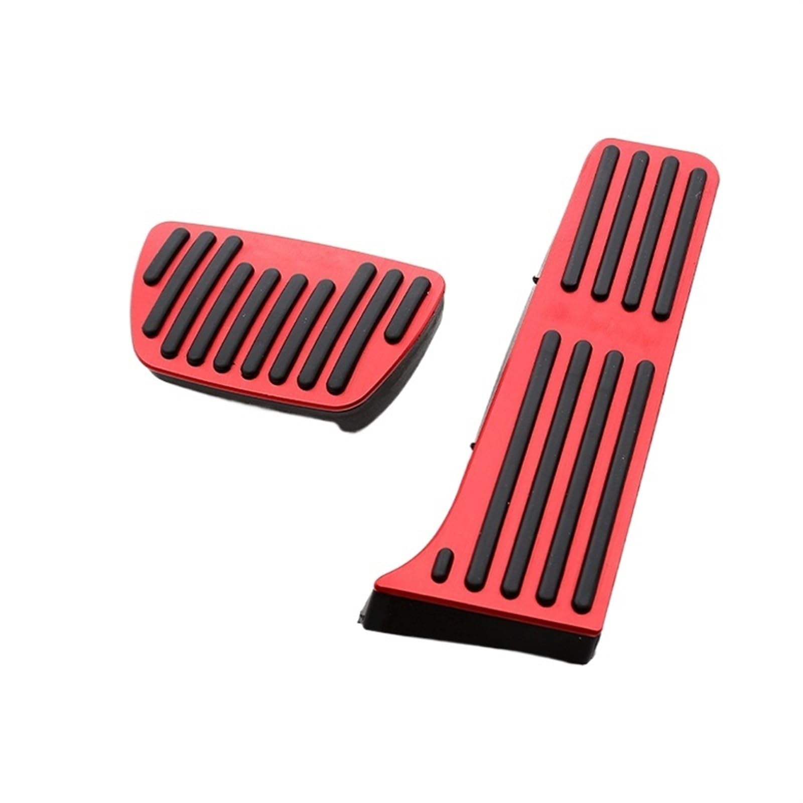 Auto Pedal Abdeckung Für Toyota Für RAV4 Für RAV 4 2019-2022 XA50 Auto Accelerator Bremspedale Fußstütze Pedal Platte Abdeckung Pads Bremse Pedalkappen(2pcs Red) von MIENAOC