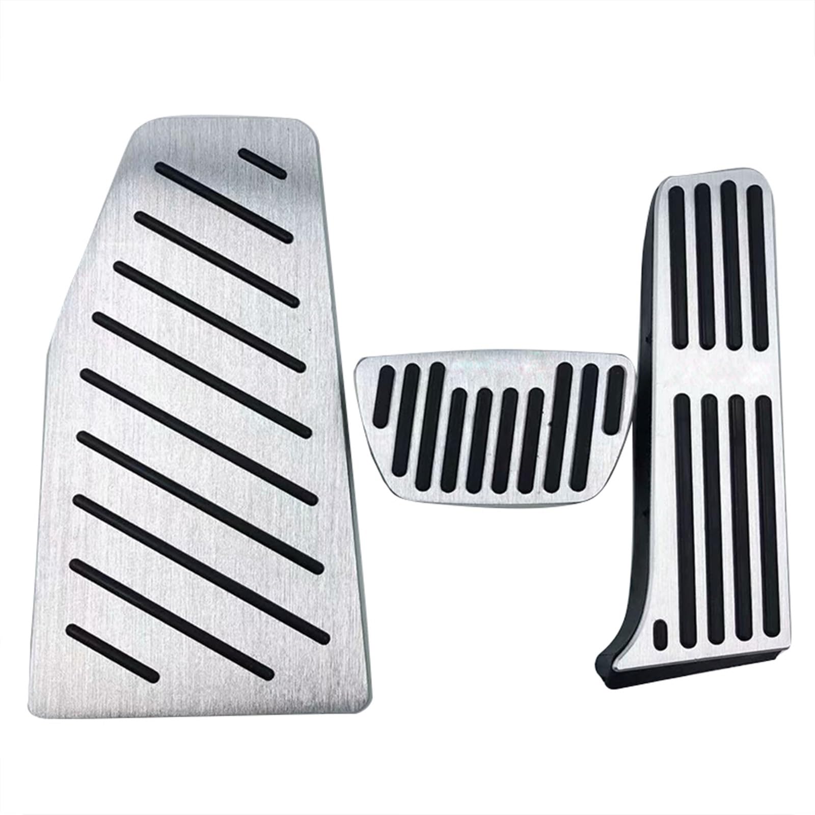 Auto Pedal Abdeckung Für Toyota Für RAV4 Für RAV 4 2019-2022 XA50 Auto Accelerator Bremspedale Fußstütze Pedal Platte Abdeckung Pads Bremse Pedalkappen(3pcs Silver) von MIENAOC