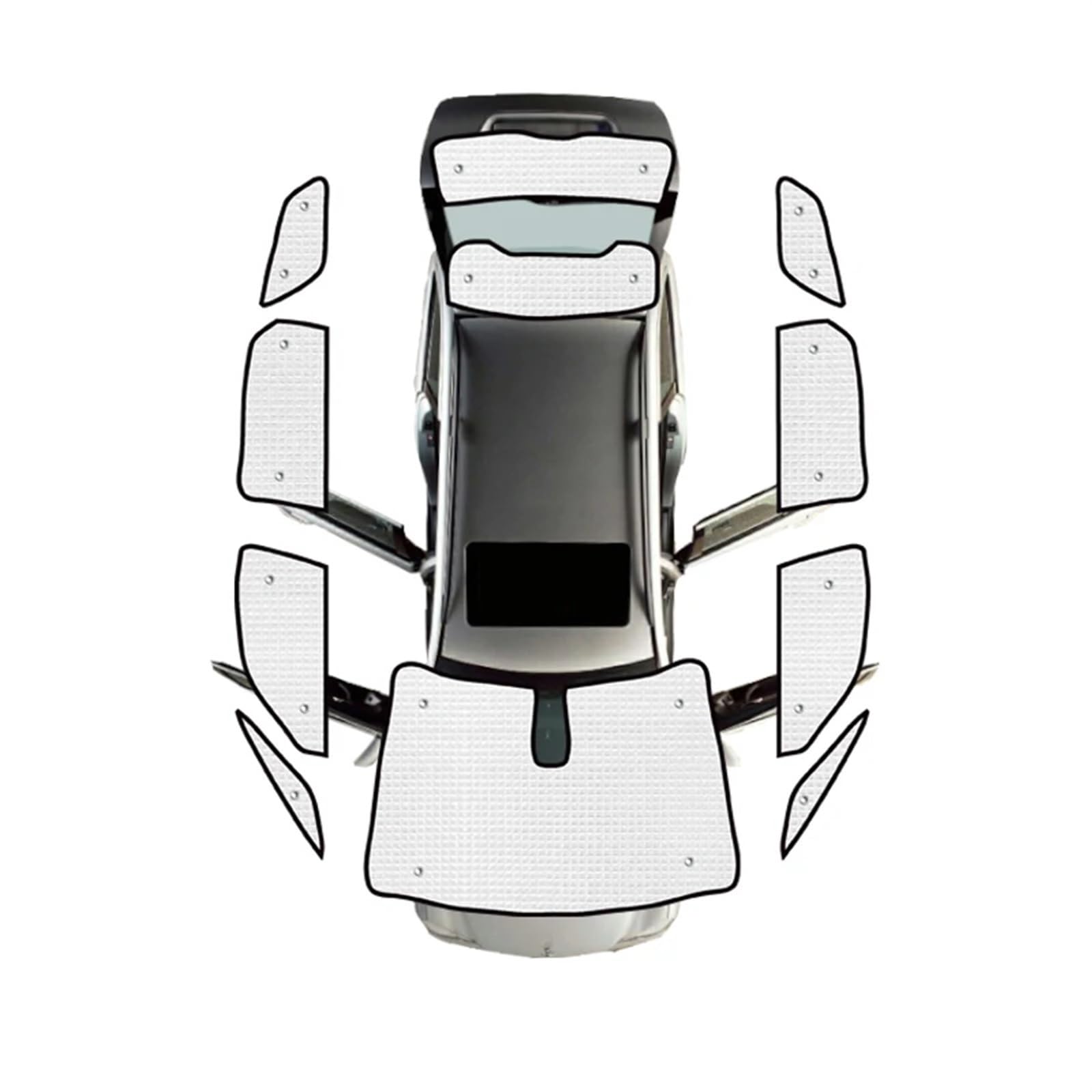 Auto-Sonnenschutz Für Citroen Für DS5 DS 5 2011-2019 / Auto Vollständige Abdeckung Sonnenschutz Auto Windschutzscheibe Seitenfenster Sonnenblende Anti-UV Auto Sonnenschutz Vorhang(All Sunshades) von MIENAOC