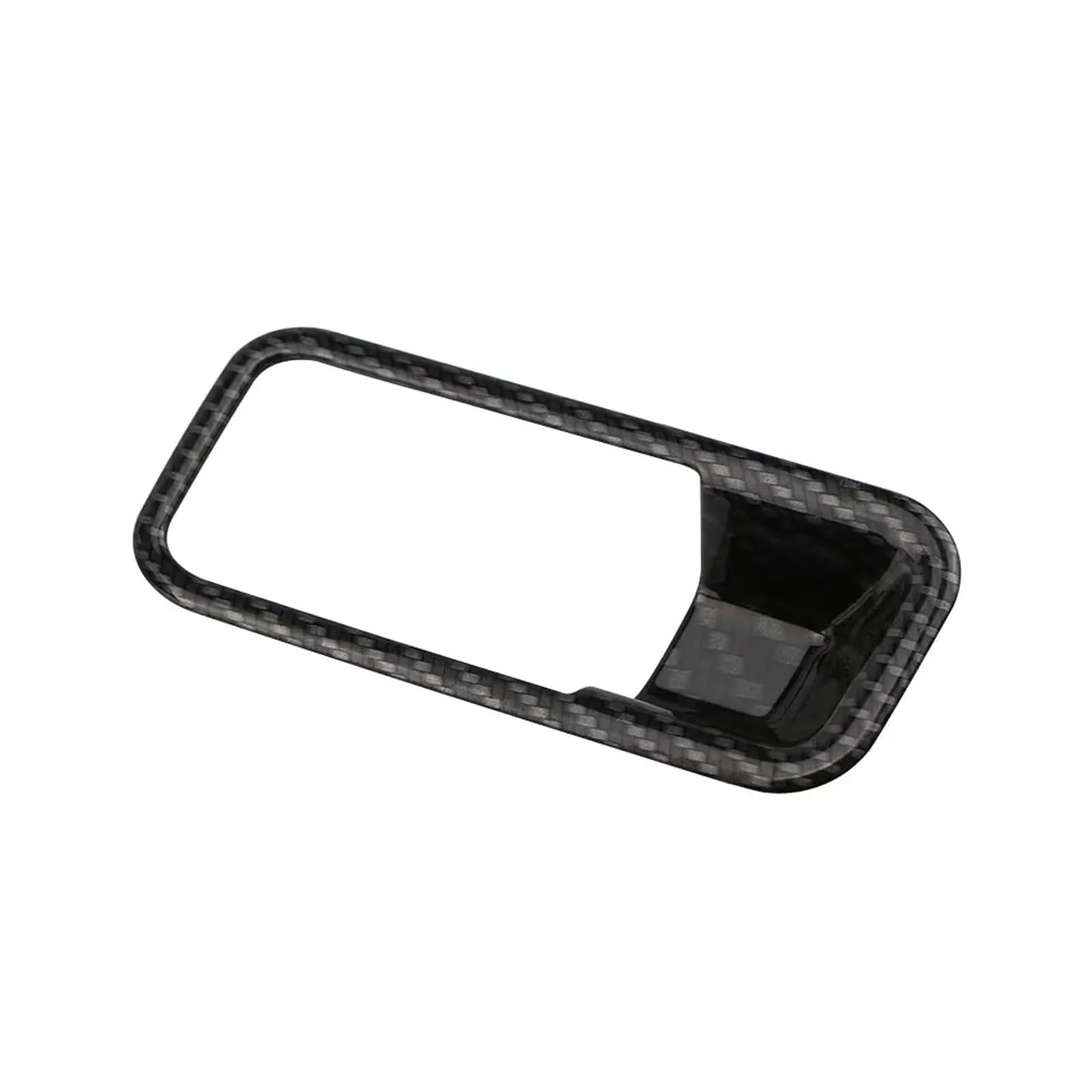 Auto zubehör Für Jeep Für Renegade Für Kompass Auto Copilot Position Lagerung Box Griff Schüssel Rahmen Abdeckung Trim Aufkleber Auto deko innenraum(Black) von MIENAOC