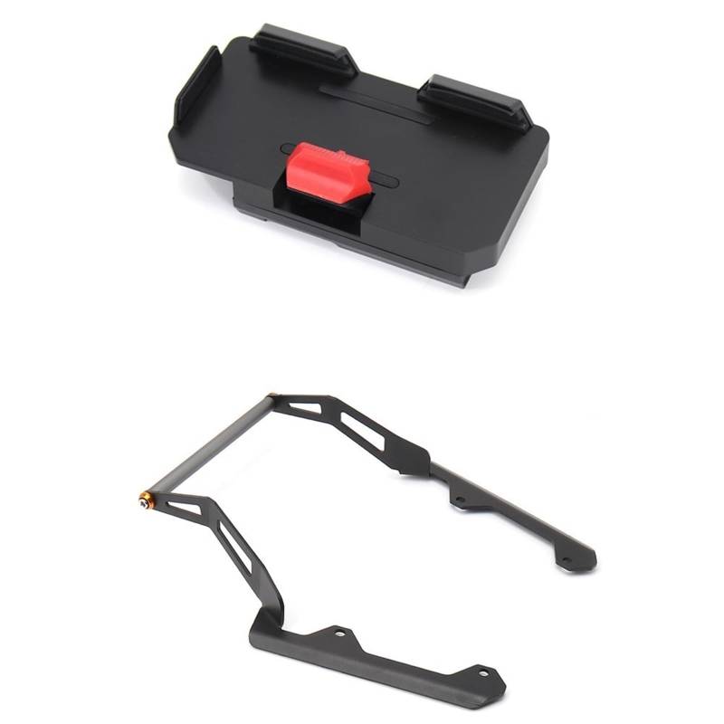 GPS Navigation Halterung Für Aprilia Für Sr Gt200 SR GT200 GT 200 2022 2023 2024/Motorrad Windschutzscheibe Ständer Halter Telefon GPS Navigation Halterung Handyhalter Motorrad(Set - 12MM) von MIENAOC