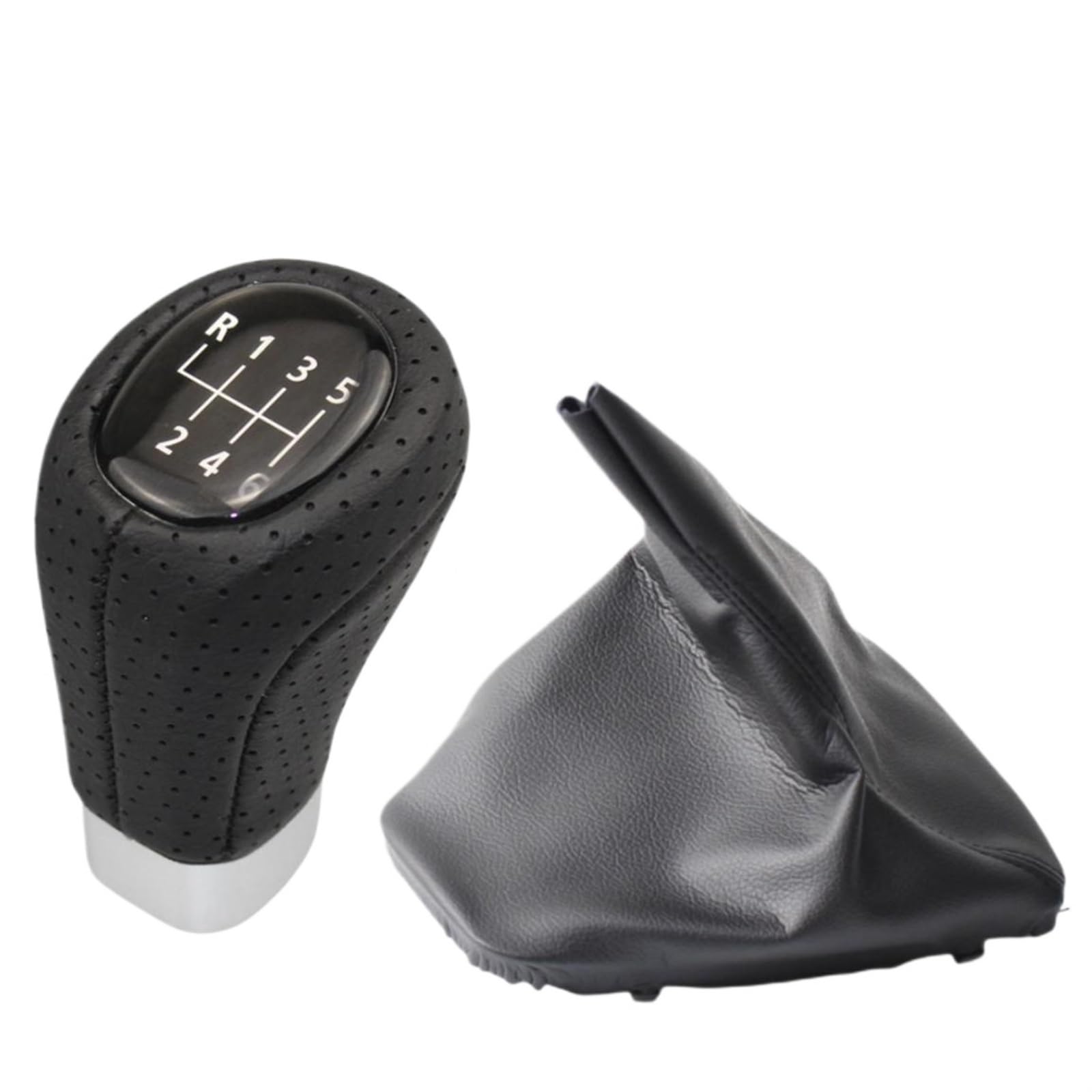 Schaltknaufabdeckung Für E90 E91 E92 E93 3 Serie 2005-2012 / LHD Manuelle Getriebe Shift Knob Hand Speed ​​Ball Gaitor Boot Abdeckung Auto Schaltknauf(6 Speed 2pcs) von MIENAOC