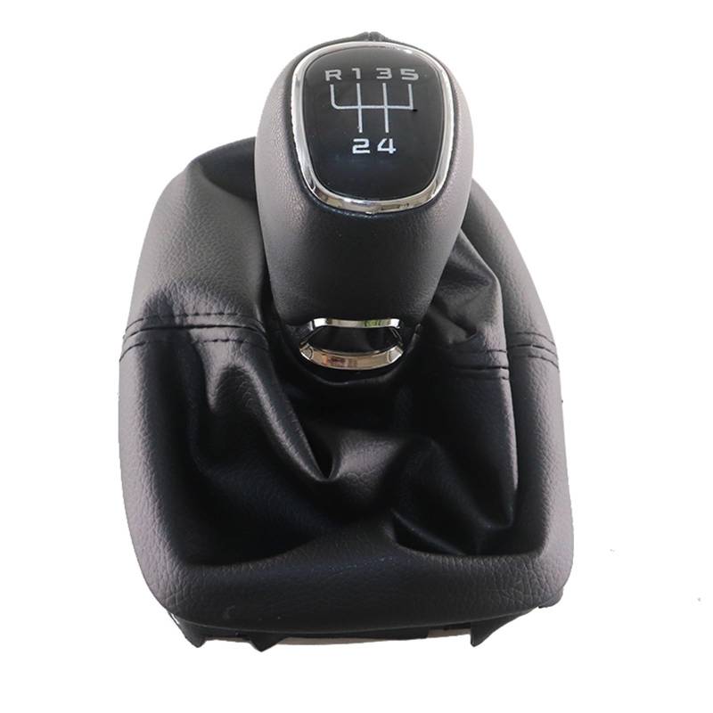 Schaltknaufabdeckung Für Seat Für Alhambra 2000-2010/5-Gang 6-Gang-Schaltgetriebe Auto Schalthebel Schaltknauf Getriebe Schaltknaufmanschette Auto Schaltknauf(5 Speed) von MIENAOC