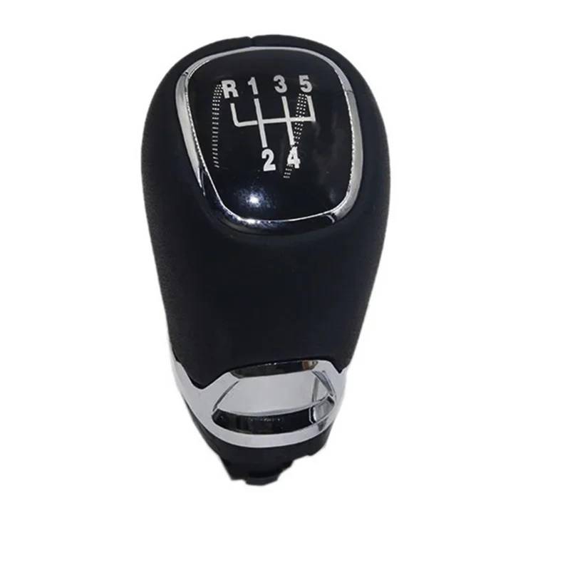 Schaltknaufabdeckung Für VW Für Caddy 4 IV MK4 2015-2019/Manuelle Schalthebel Griff 5/6 Geschwindigkeit Getriebe Shift Knopf Hebel Shifter Knob Auto Schaltknauf(5 Speed Leather) von MIENAOC