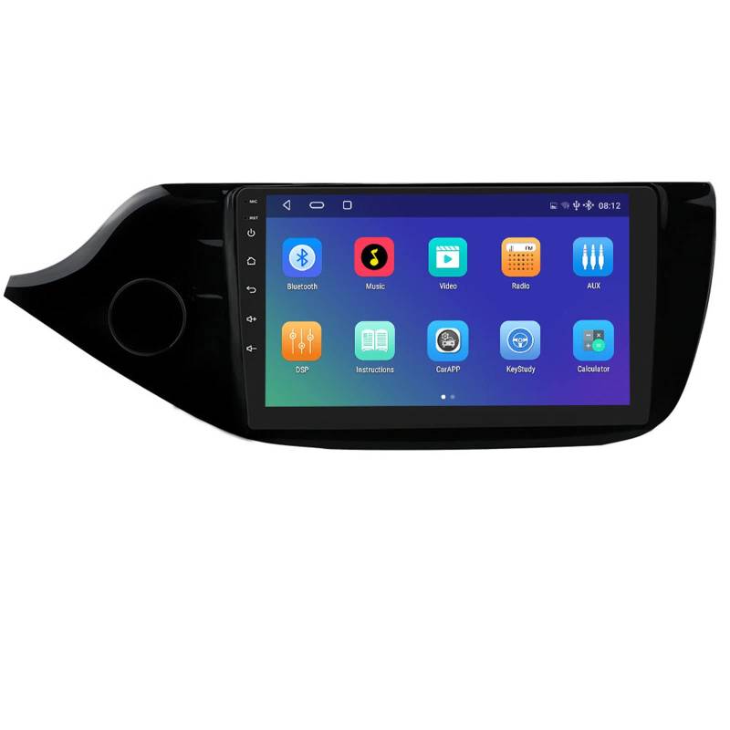 MIEUNUHH Android Auto Stereo Für 2012 2013 2014 K-ia Ceed Navigation IPS Touch Screen Multimedia Player Unterstützung 4g Carplay SWC WiFi Spiegel Link Dsp(Size:8 core 4G+WiFi 4G+64G) von MIEUNUHH