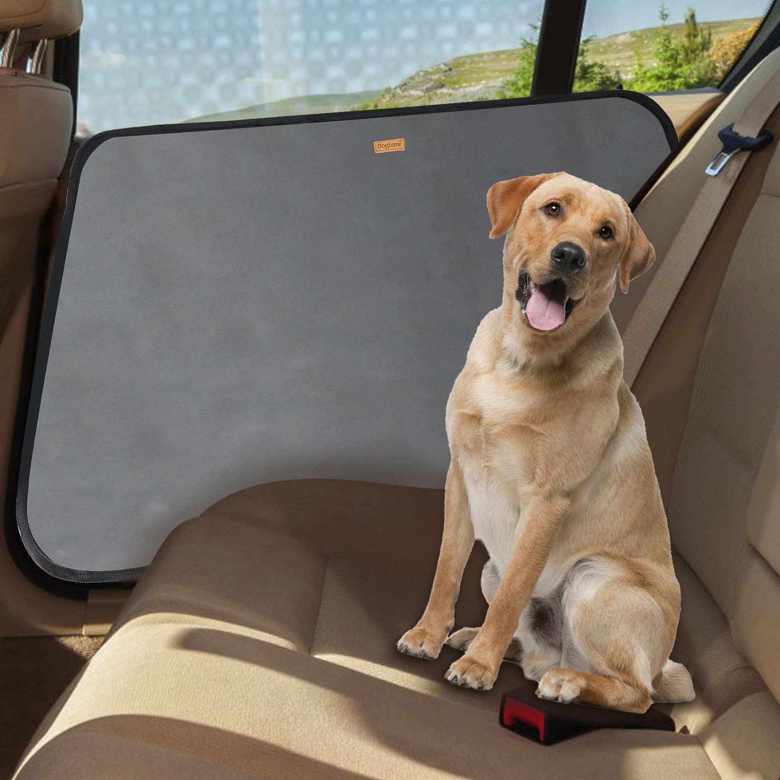 MIGHTYDUTY Türschutz Auto Hund 2 Stück/Set Wasserdicht Leicht zu reinigen Schnelle Installation Pet Dog Autotürabdeckung Geeignet für die meisten Autos (Grau) von MIGHTYDUTY