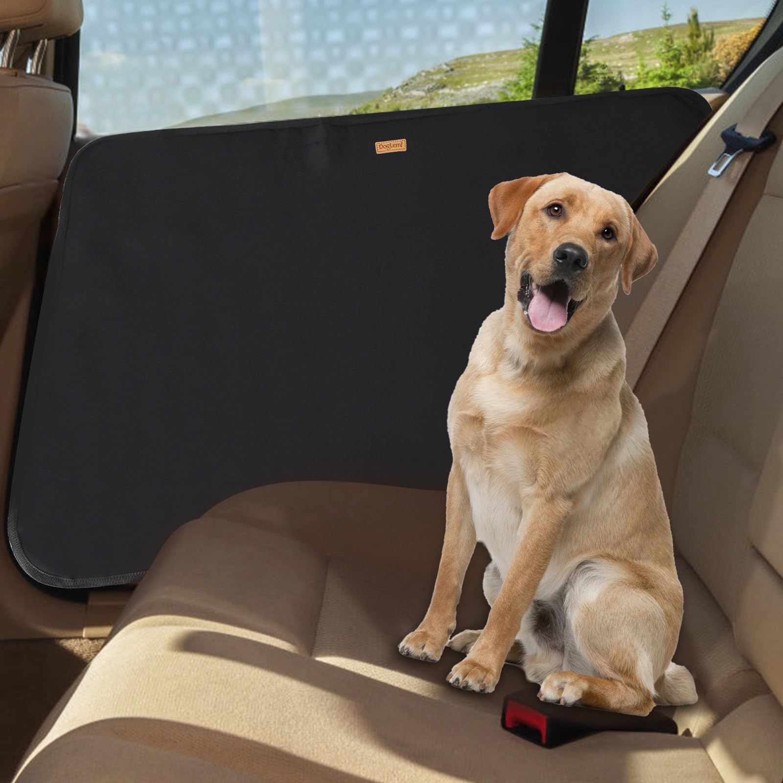 MIGHTYDUTY Türschutz Auto Hund 2 Stück/Set Wasserdicht Leicht zu reinigen Schnelle Installation Pet Dog Autotürabdeckung Geeignet für die meisten Autos （Schwarz） von MIGHTYDUTY