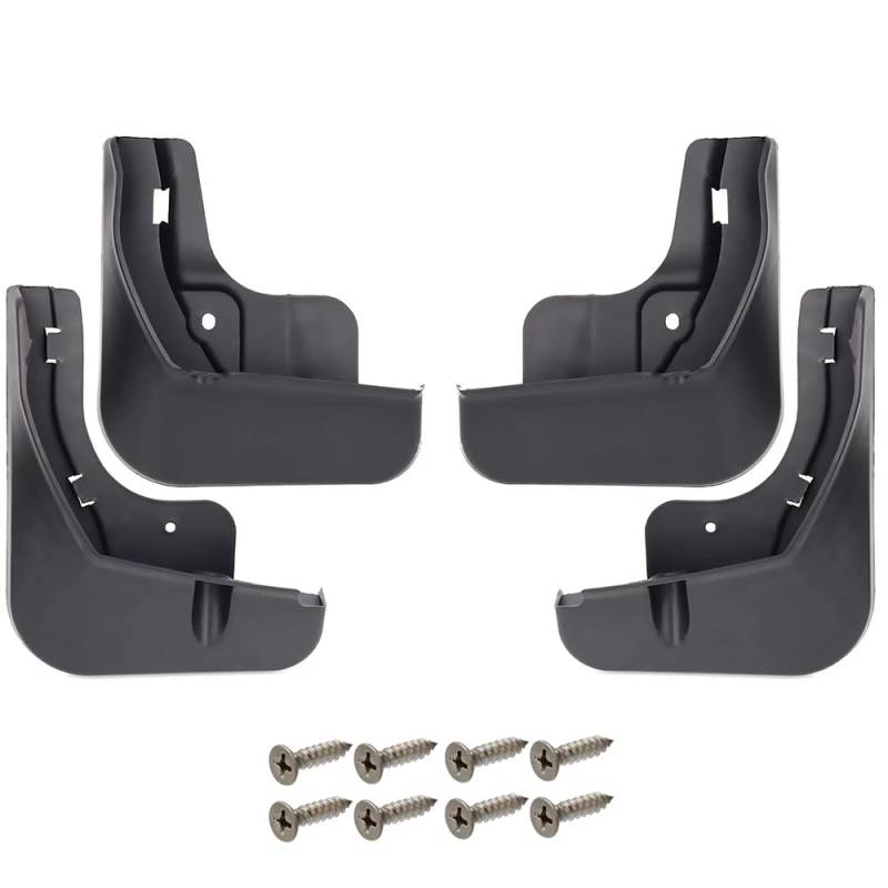 MIGUCI 4X -Set -Schlammklappen Splash Guard Madguard Front Heck Geformtes Kotflügelabdeckungsauto -Zubehör Für BYD Atto 3 Yuan Plus 2022 2023 2024 von MIGUCI