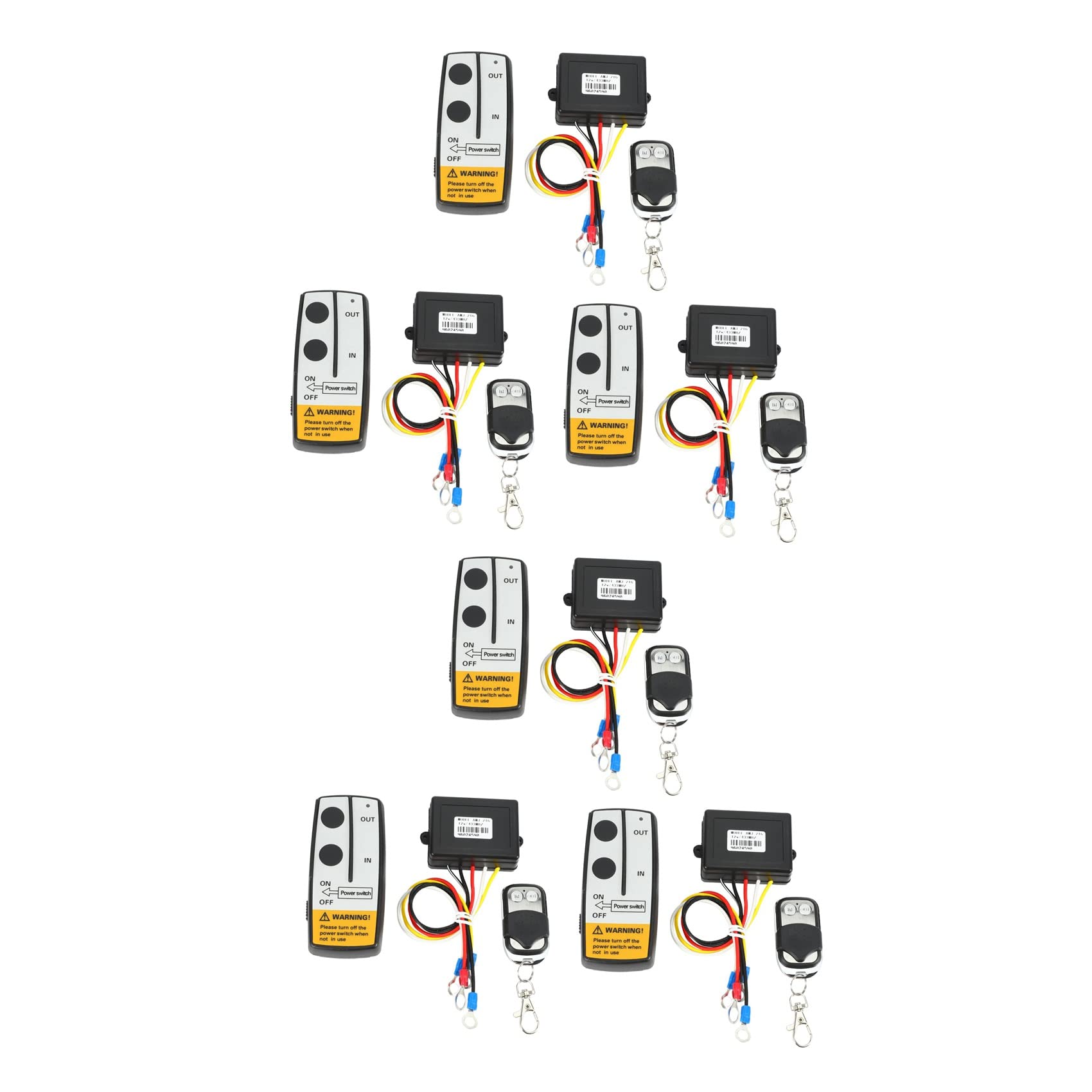 MILLTOR 2 x 12 V 15 m kabellose Seilwinde Fernbedienung Set Schalter Handset für LKW, SUV, ATV von MILLTOR