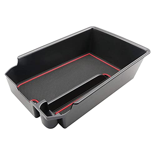 MILLTOR Für X3 G01 X4 G02 2018-2021 Auto Mittelkonsole Armlehne Box Aufbewahrungsbox Palettenablage Container mit Gummimatte von MILLTOR