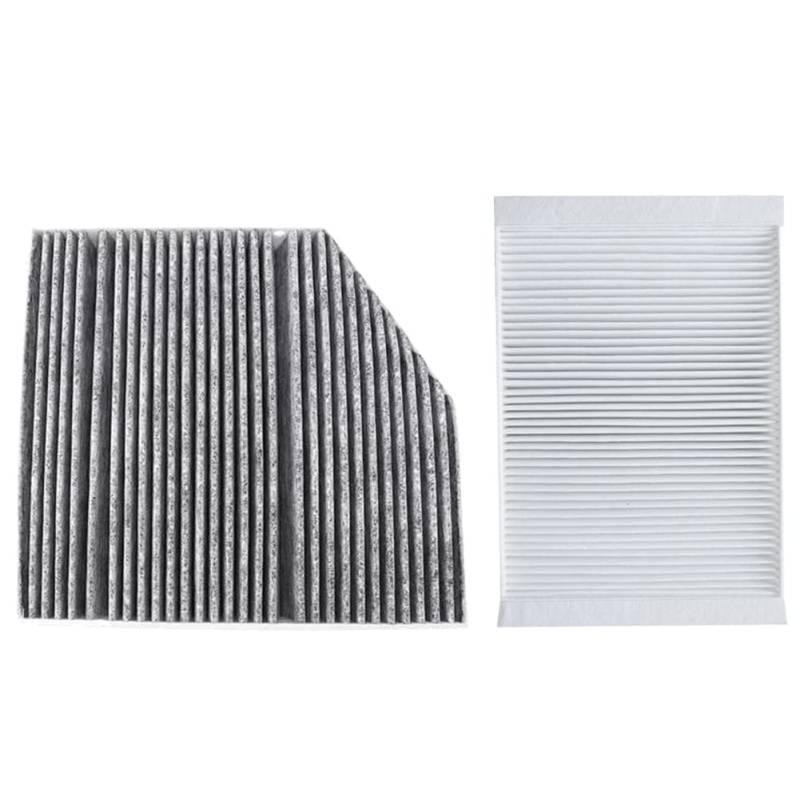 MILUZD Innenraumfilter für C- W205 A205 C205 S205 2013-2019 Modell Eingebaut Externe Klimaanlage Filter Set von MILUZD