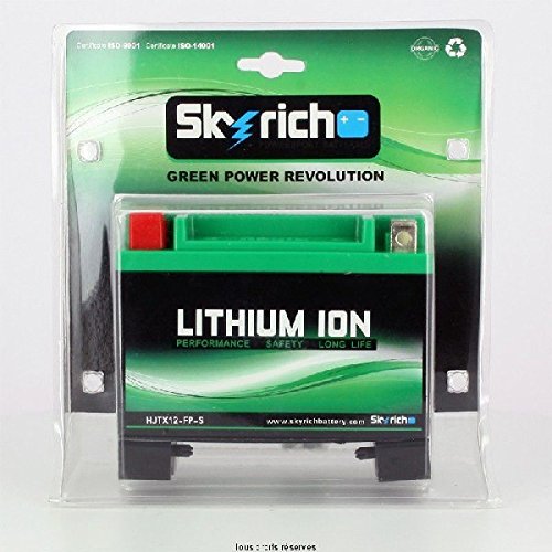 MIM Distribution Skyrich YTX12-BS 12 V 10 Ah Lithium Batterie Kawasaki KLE Versys 650 2007/2014 für Kawasaki Versys 650 KLE von 2007 bis 2014 von MIM Distribution