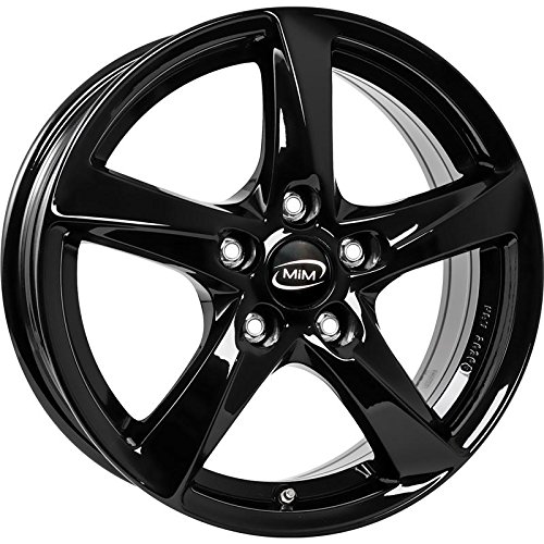 Alufelgen MIM Olympique 6,5 x 16 5 X 112 ET50 Glossy Black von MIM