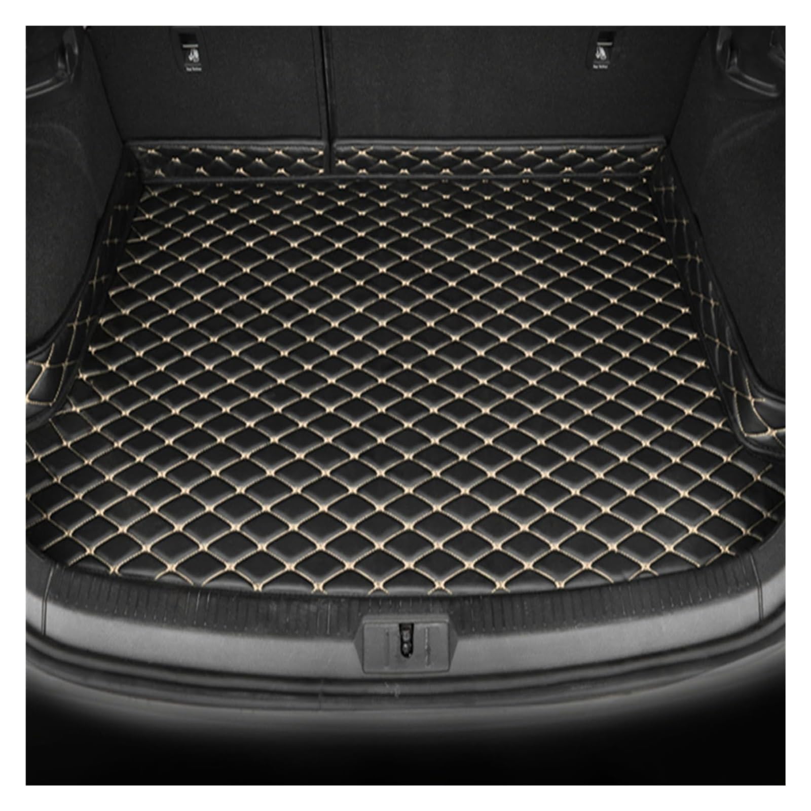 Für Toyota FJ Für Cruiser 2017-2024 Zu Reinigende Kofferraumschutzmatte rutschfeste Vollständig Umschlossene Automatten Ohne Kofferraumabdeckungsrand Auto Gummimatten(D,HighSide) von MINAIE