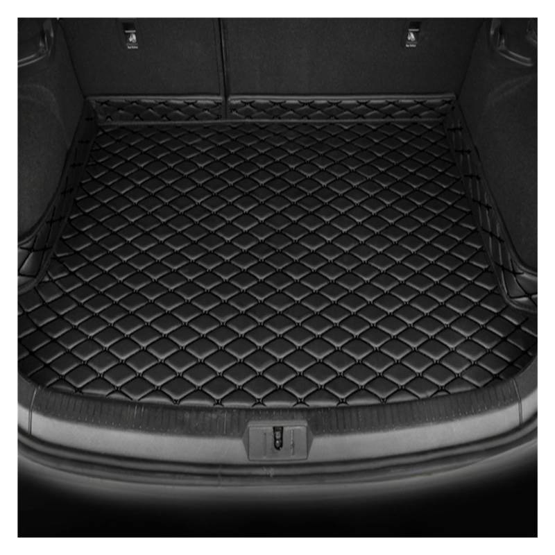 Für VW Für Golf GTI 2010-2012, Einfache Schutzmatte, rutschfeste Kofferraummatten, Keine Kofferraumabdeckung, D-Flachkante Auto Gummimatten(C,HighSide) von MINAIE