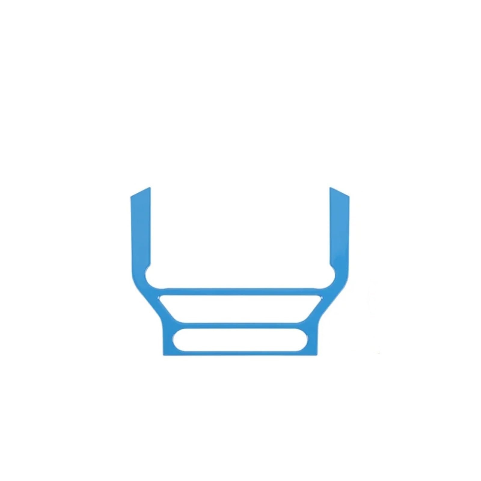MINBAV Kompatibel Mit Ford Für Mustang 2015 2016 2017 2018 2019 2020 2021 2022 Armaturenbrett-Panel GPS-Navigationsdekorationsabdeckung Autoinnenausstattung CD-Bedienfeld-Abdeckung(Blue) von MINBAV