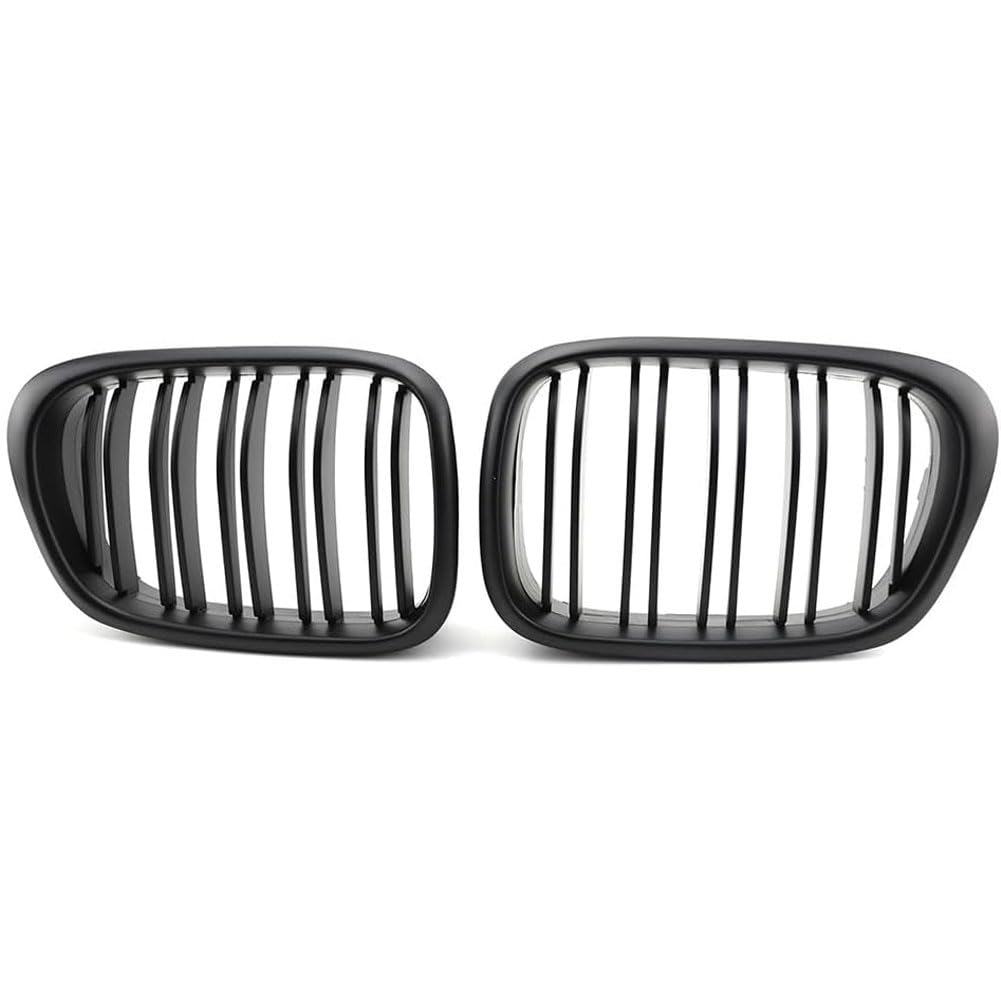 Auto Kühlergrill für BMW 3 Series E39 2002-2004, Frontgrill Vordere Stoßstange Grille Wetterfest Kühlergitter Mesh Grill Außen Tuning Zubehör von MINGRUILIHAI