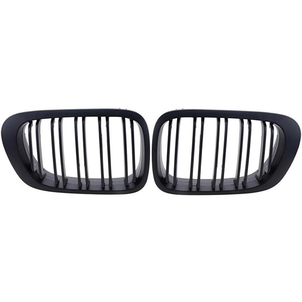 Auto Kühlergrill für BMW 3 Series E46 M3 1999-2002, Frontgrill Vordere Stoßstange Grille Wetterfest Kühlergitter Mesh Grill Außen Tuning Zubehör,B-B/Matte black von MINGRUILIHAI