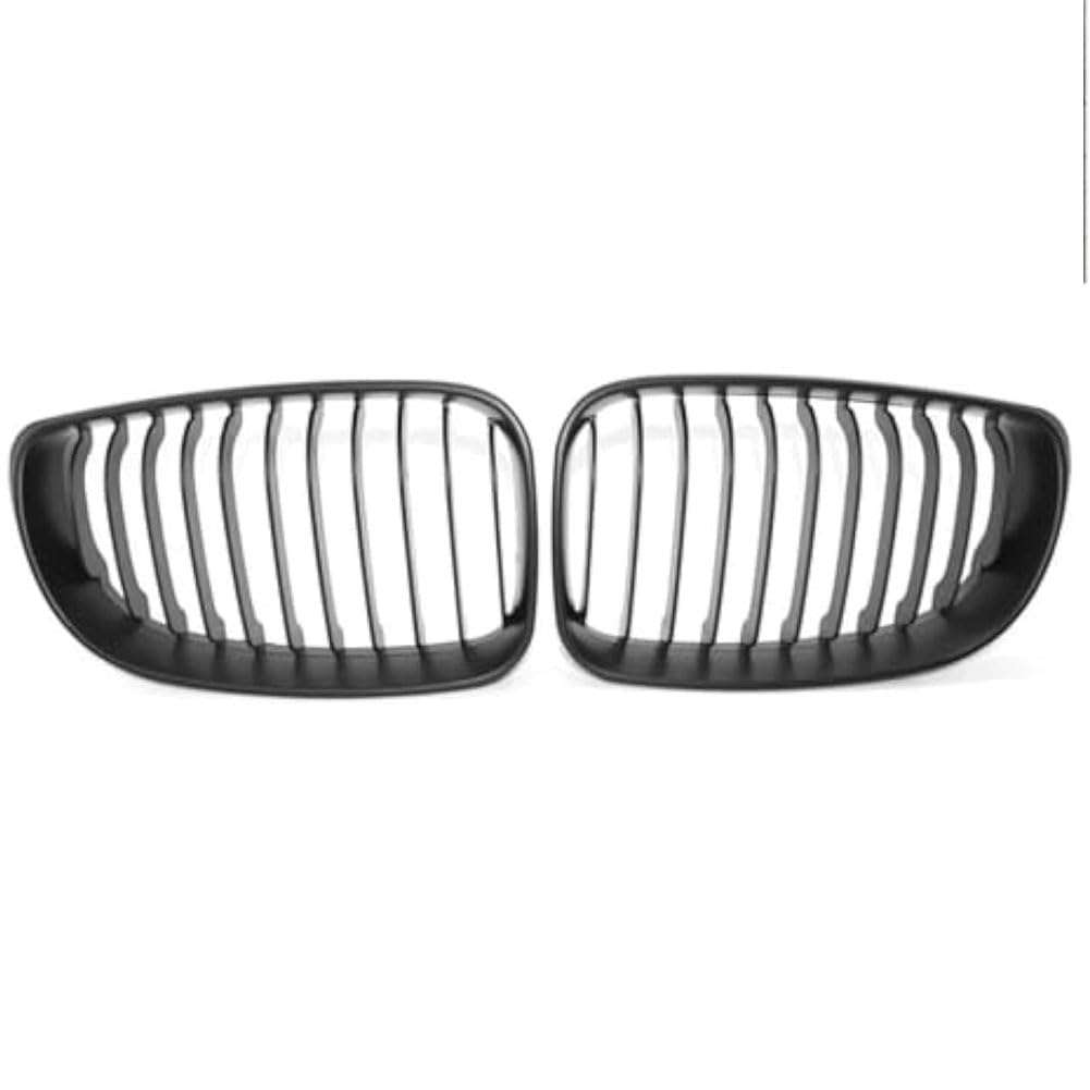 Auto Kühlergrill für BMW E87 E81 E82 E88 1Serie 118i 128i 2007-2013, Frontgrill Vordere Stoßstange Grille Wetterfest Kühlergitter Mesh Grill Außen Tuning Zubehör von MINGRUILIHAI