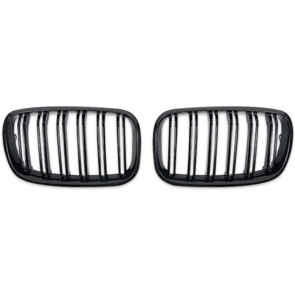 Auto Kühlergrill für BMW X5 E70 2007-2013, Frontgrill Vordere Stoßstange Grille Wetterfest Kühlergitter Mesh Grill Außen Tuning Zubehör von MINGRUILIHAI