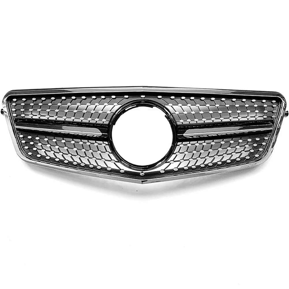 Auto Kühlergrill für Benz E Class W212 2010-2013, Frontgrill Vordere Stoßstange Grille Wetterfest Kühlergitter Mesh Grill Außen Tuning Zubehör,A/Black von MINGRUILIHAI