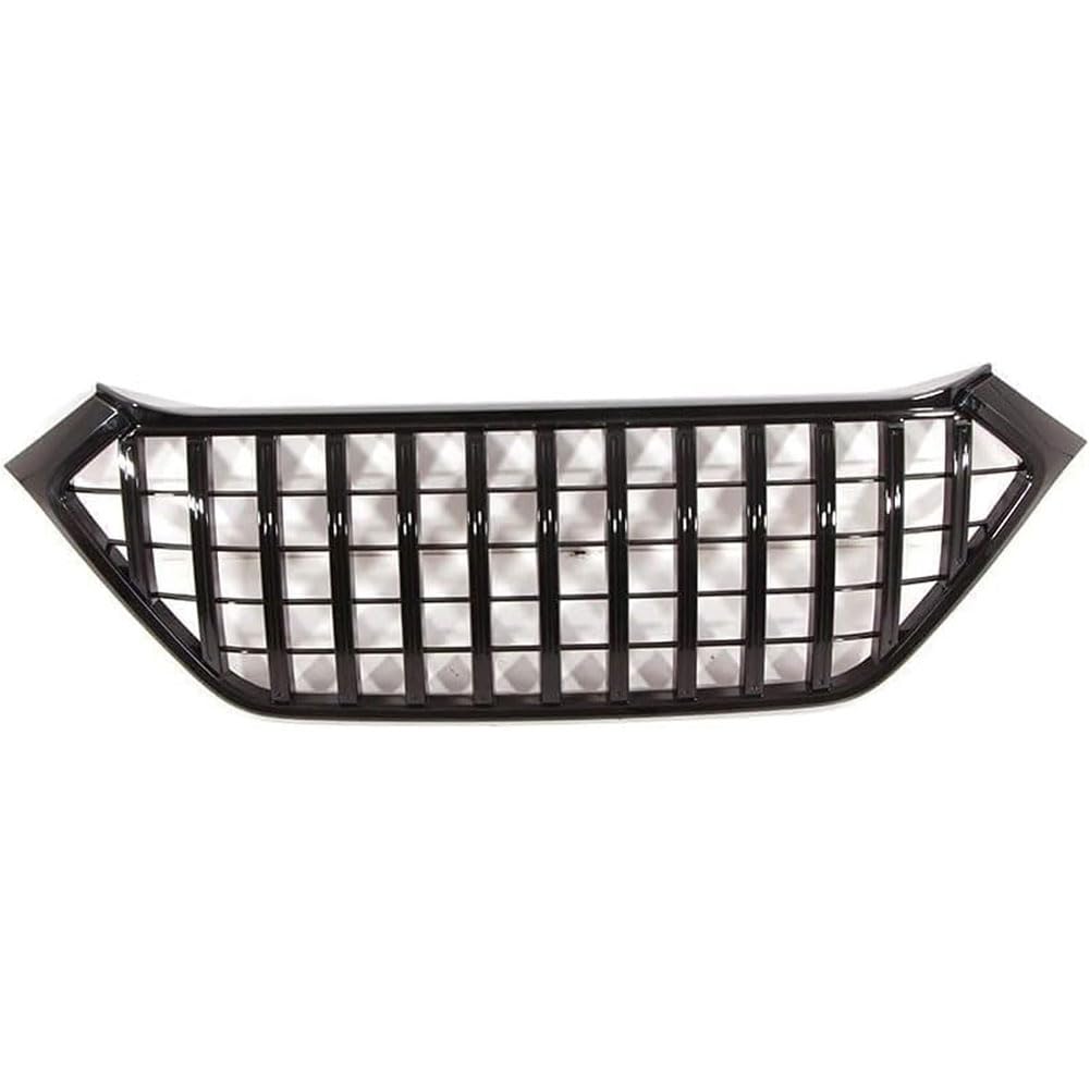 Auto Kühlergrill für Hyundai Tucson 2015-2018, Frontgrill Vordere Stoßstange Grille Wetterfest Kühlergitter Mesh Grill Außen Tuning Zubehör,A/Black von MINGRUILIHAI