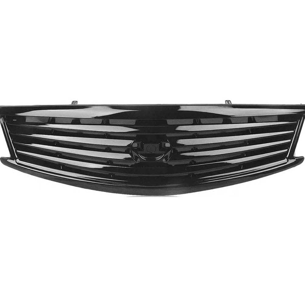 Auto Kühlergrill für Infiniti G25 G37 4 Door Sedan 2010-2013, Frontgrill Vordere Stoßstange Grille Wetterfest Kühlergitter Mesh Grill Außen Tuning Zubehör,A/Glossy black von MINGRUILIHAI