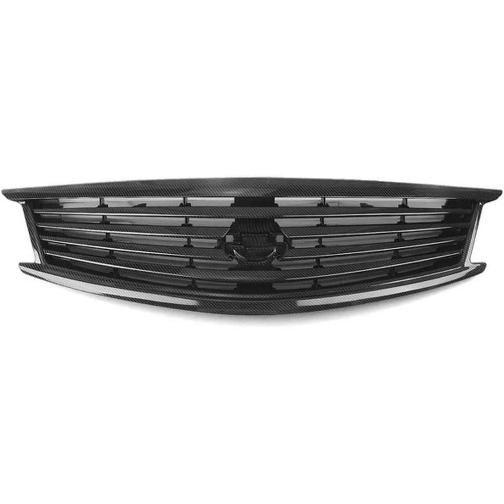 Auto Kühlergrill für Infiniti G25 G37 4 Door Sedan 2010-2013, Frontgrill Vordere Stoßstange Grille Wetterfest Kühlergitter Mesh Grill Außen Tuning Zubehör,C/Carbon Fiber von MINGRUILIHAI