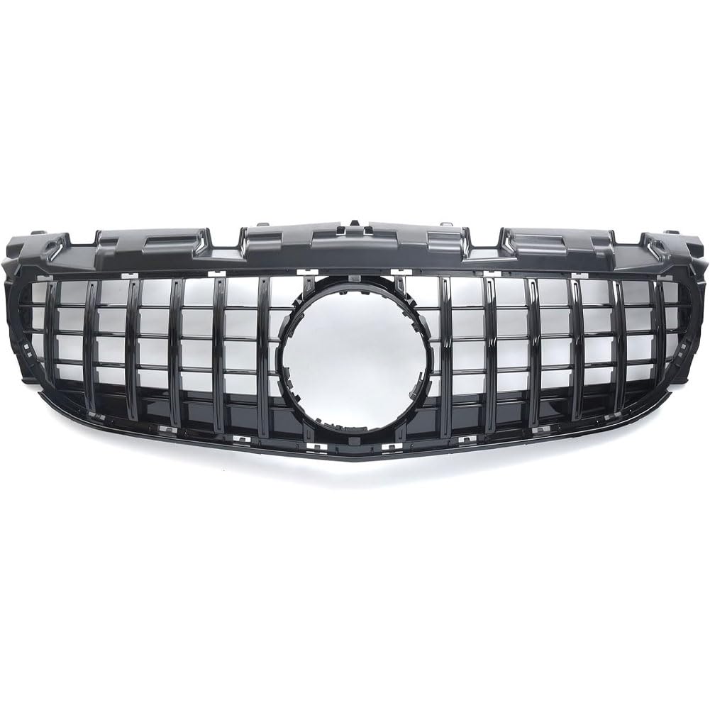 Auto Kühlergrill für Mercedes Benz SLC Class R172 2016-2020, Frontgrill Vordere Stoßstange Grille Wetterfest Kühlergitter Mesh Grill Außen Tuning Zubehör,A/Black von MINGRUILIHAI