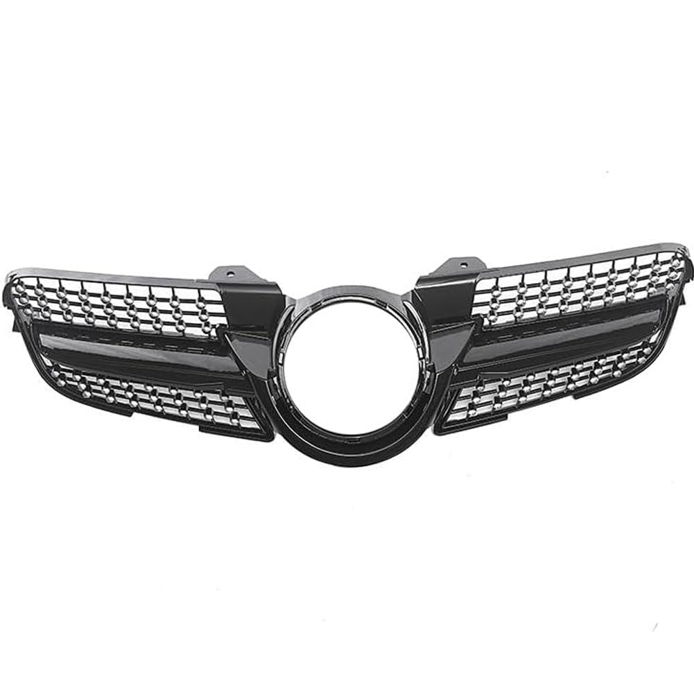 Auto Kühlergrill für Mercedes SLK Class (R171) 2008-2010, Frontgrill Vordere Stoßstange Grille Wetterfest Kühlergitter Mesh Grill Außen Tuning Zubehör von MINGRUILIHAI