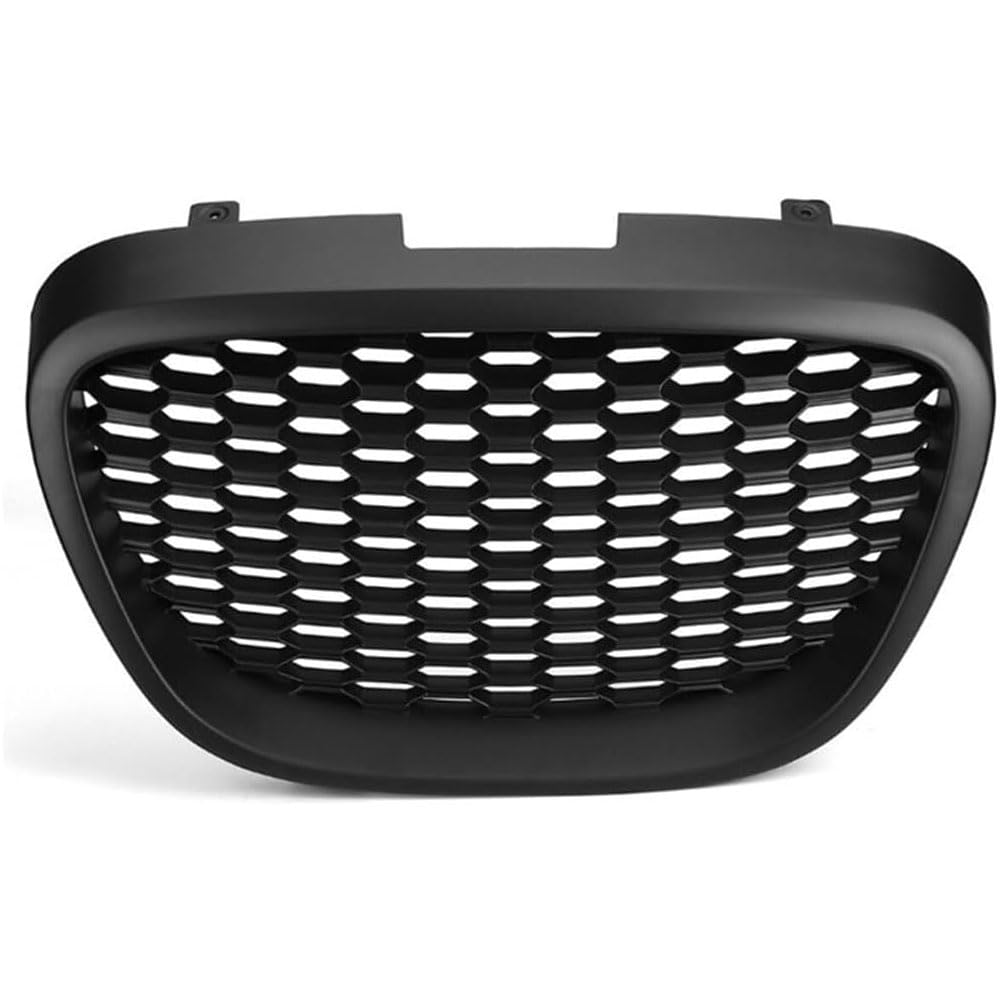 Auto Kühlergrill für Seat Leon Mk2 2006-2010, Frontgrill Vordere Stoßstange Grille Wetterfest Kühlergitter Mesh Grill Außen Tuning Zubehör,B/Matte black von MINGRUILIHAI