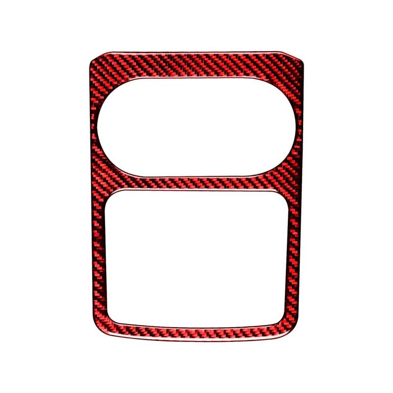 Innenleisten Für Subaru Forester 2013-2018 Auto-Heckablaufbecher Getränketelefonrahmen-Abdeckung Aufkleber Innenausstattung(Rot) von MINGYTN