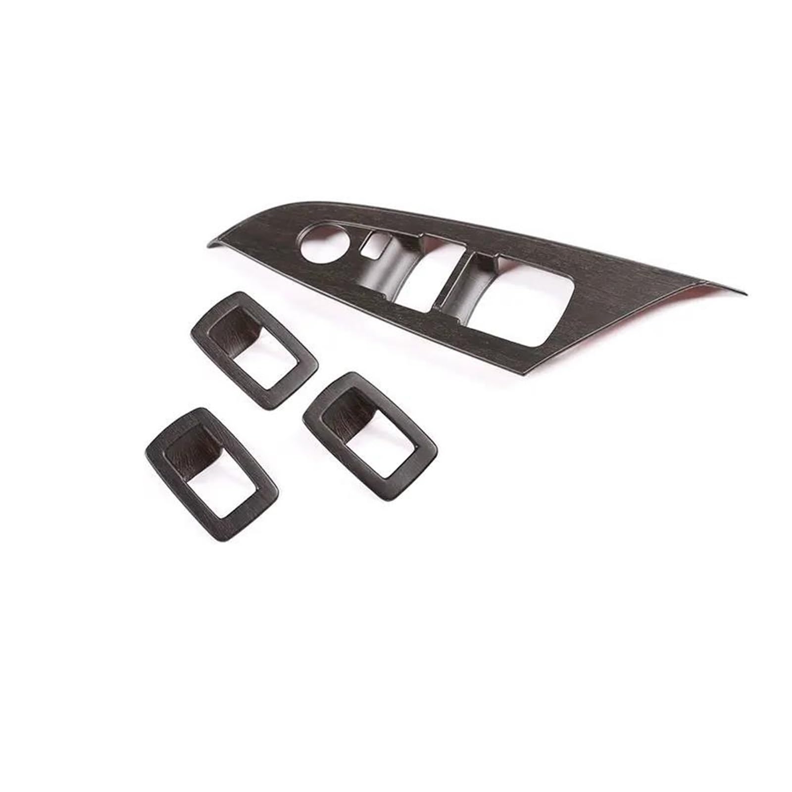 Innenleisten Für X3 X4 F25 F26 2011-2017 ABS Auto Fenster Glas Hebe Schalter Tasten Rahmen Trim Abdeckung Trim Auto Zubehör (Farbe : Matt black) von MINGYTN