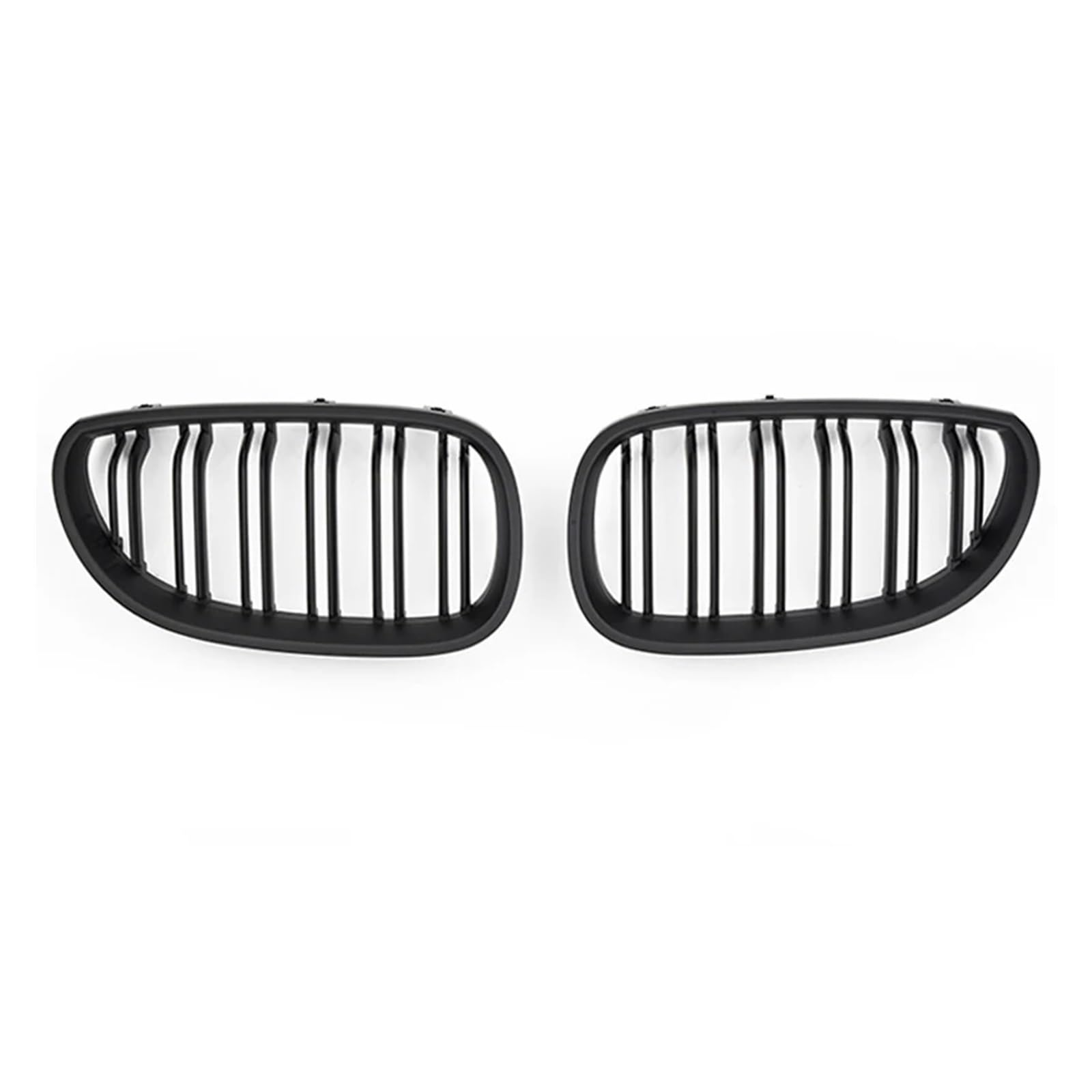 Auto Frontgrill 2 Stücke Auto Front Sport Grill Nieren Grill Für 5 Series M5 E60/E61 2003 2004 2005 2006 2007 2008 2009 2010 Glanz Schwarz Kühlergrill von MINIKS