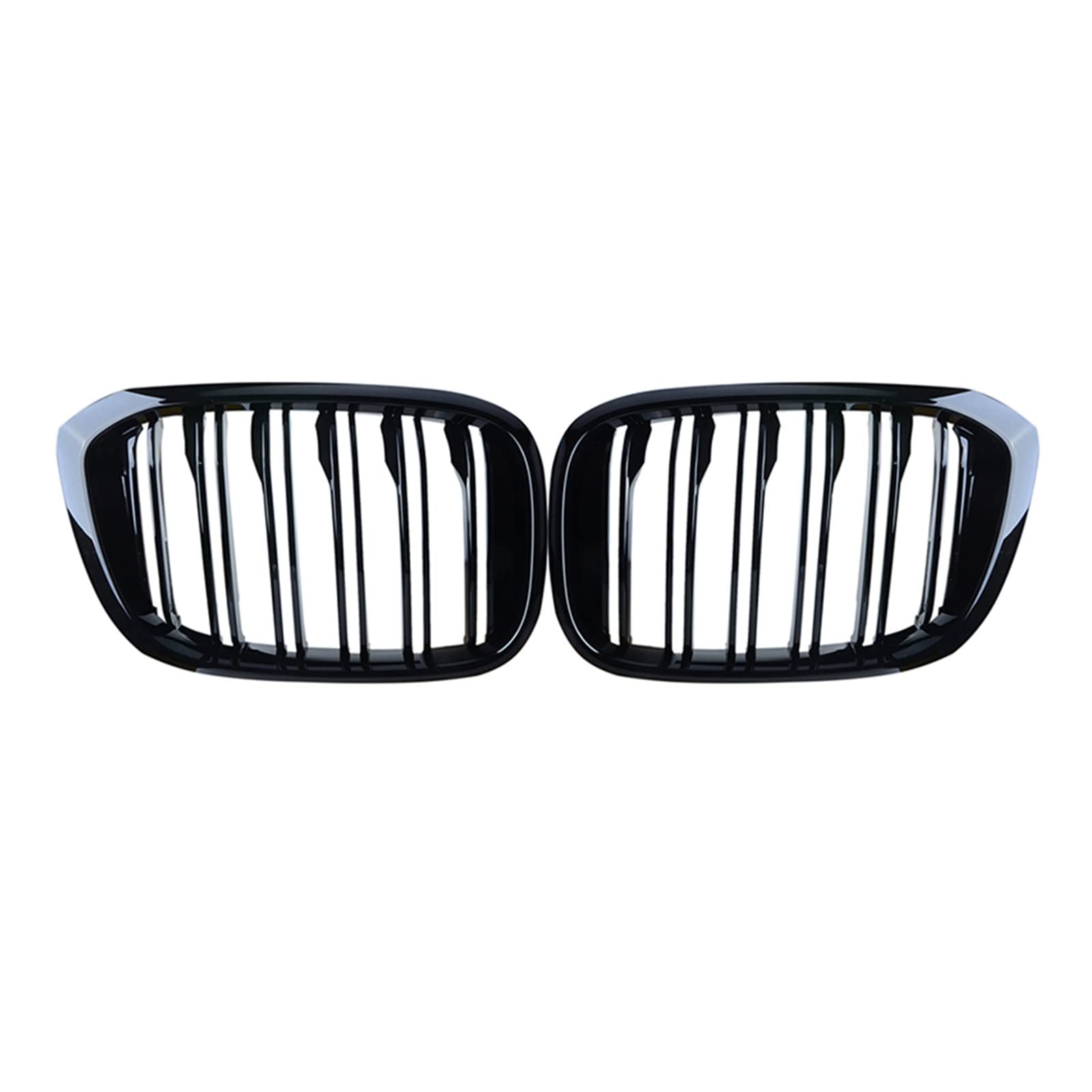 Auto Frontgrill Auto Front Stoßstange Kühlergrill Schwarz Tuning Fit Für X3 G01 X4 G02 2018 2019 2020 2021 Kühlergrill(Type B) von MINIKS