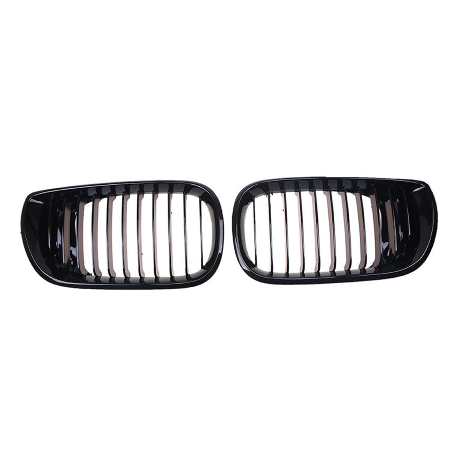 Auto Frontgrill Frontstoßstange Nierengrill Racing Air Intake Grill Style Für 3er E46 4-Türer 320i 325i 2002 2003 2004 2005 Kühlergrill(Single Glossy Black) von MINIKS