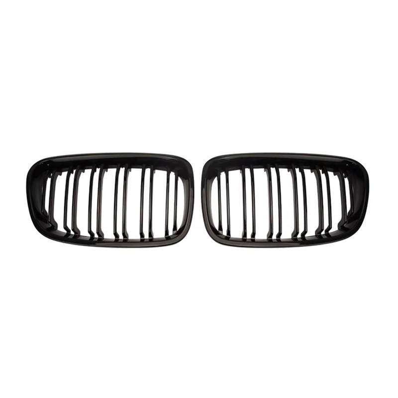 Auto Frontgrill Für 1er F20 F21 2011 2012 2013 2014 Auto Frontstoßstange Nierengrill Renngrill Ersatz Doppellamellen Schwarz Gitter Kühlergrill von MINIKS