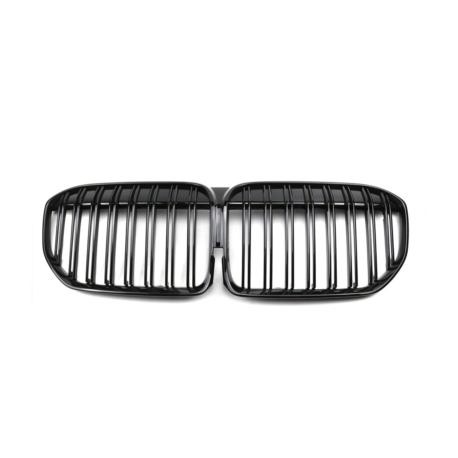 Auto Frontgrill Für 7 Series G11 G12 730i 740i 750i 740e 730d 2020-2022 Auto Vorderen Stoßfänger Nierengrill Haube Racing Grills Glänzend Schwarz Kühlergrill(2-Slat) von MINIKS