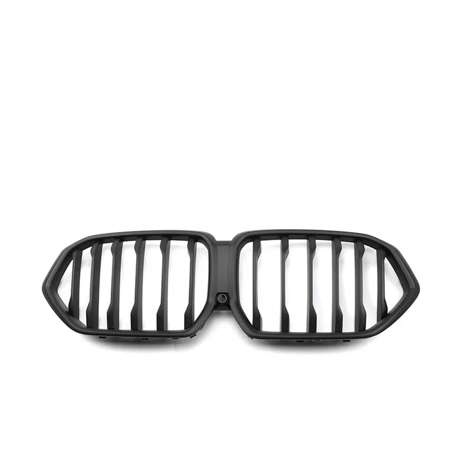 Auto Frontgrill Für X6 Serie G06 2019-2023 Auto Vorderen Stoßfänger Nierengrill Einzel Doppellamelle ABS Ersatz Rennsportgrill Autozubehör Kühlergrill(Single Matte Black) von MINIKS