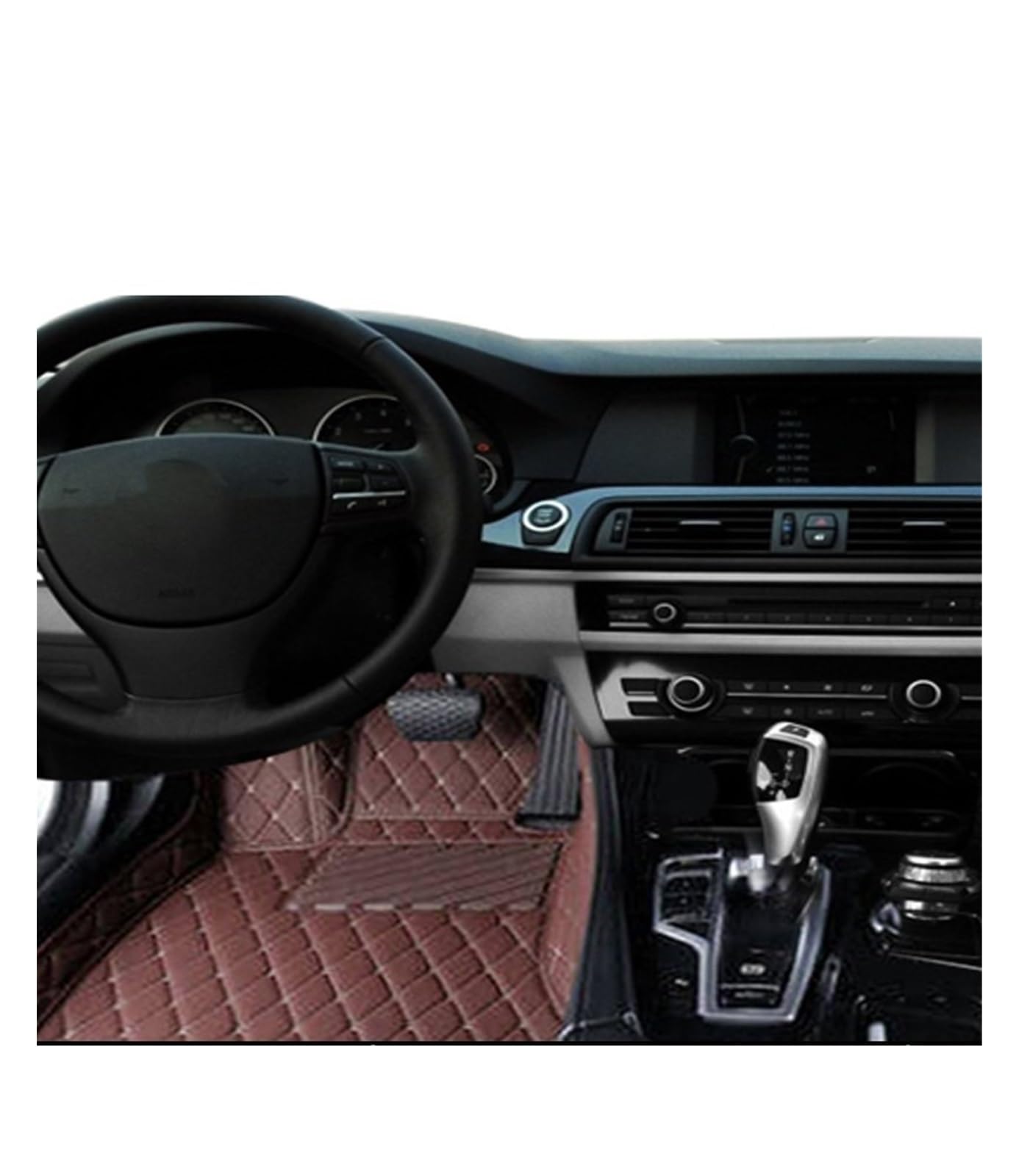 Auto-Fußmatten Automatten für Jaguar für XF X250 2008 2009 2010 2011 2012 2013 2014 2015 Auto-Fußmatten Teppich Ledermatte Pads Innenteile Autozubehör (Farbe: 1 Stück) von MINIKS