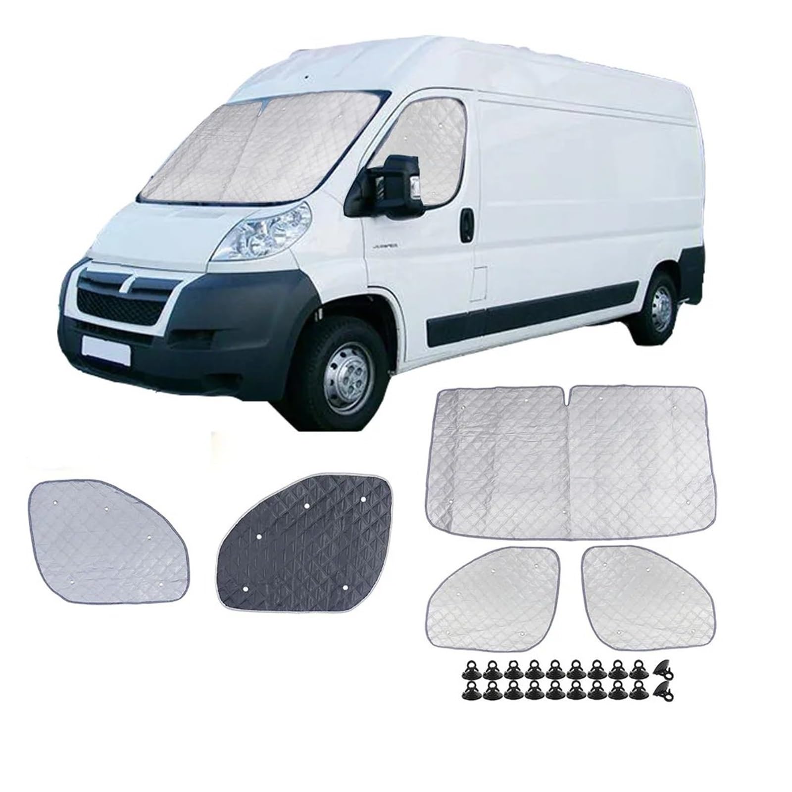 Autofenster Für ProMaster 2006 2007 2008–2023 MPV Sonnenschutzrollo, UV-reflektierend Und Wärmeisolierend Auto Sonnenschutz von MINIKS