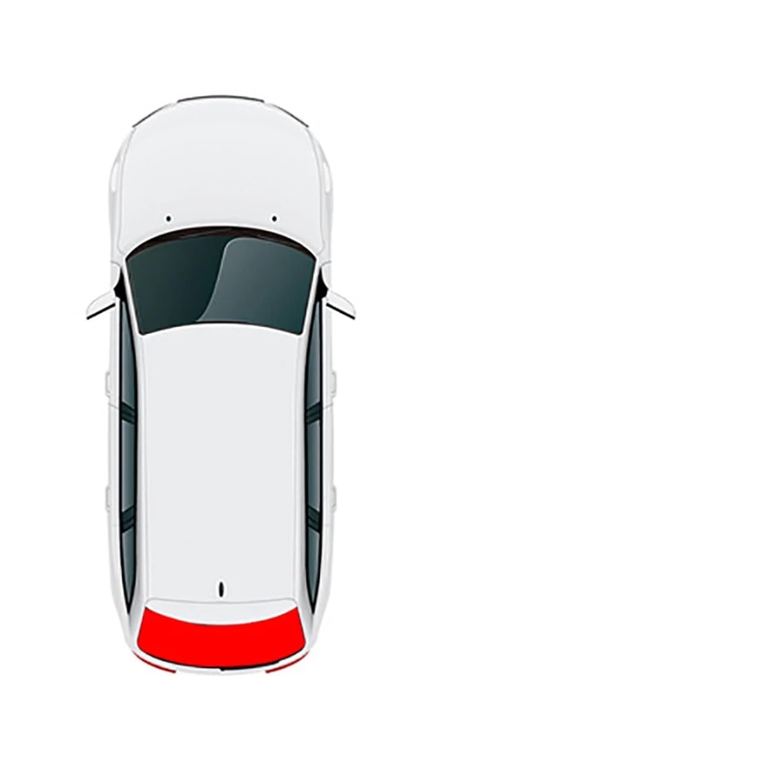 Autofenster Für Skoda Für Superb Für B8 Für Mk3 2015-2023 Magnetische Auto Sonnenschutz Schild Frontscheibe Vorhang Hinten Seite Baby Fenster Sonnenschutz Visier Auto Sonnenschutz(Rear Windshield) von MINIKS