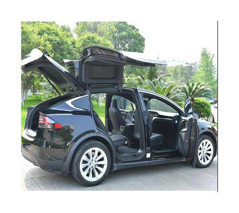 Autofenster Für Tesla Für Modell X Auto Glas Dach Sonnenschirm Vorne Hinten Schiebedach Windschutzscheibe Klappe Tür Dachfenster Rollo Schatten UV Schutz Innen Auto Sonnenschutz(Flap Door with UV) von MINIKS