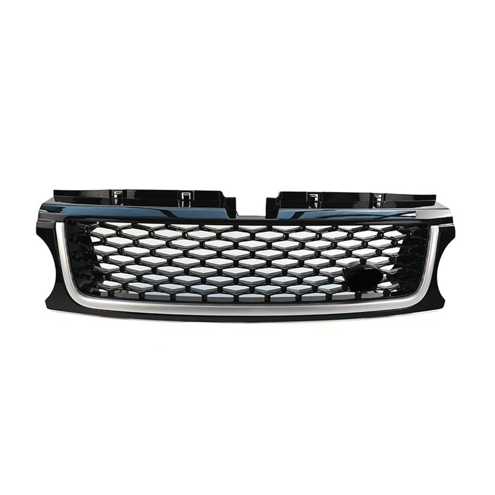 Kühler 1 Stück Frontgrill ABS Auto Styling Mesh Grill Zubehör Für Land Für Rover Für Range Für Rover Für Sport L320 2010 2011 2012 2013 Kühlergrill(Black Silver) von MINIKS