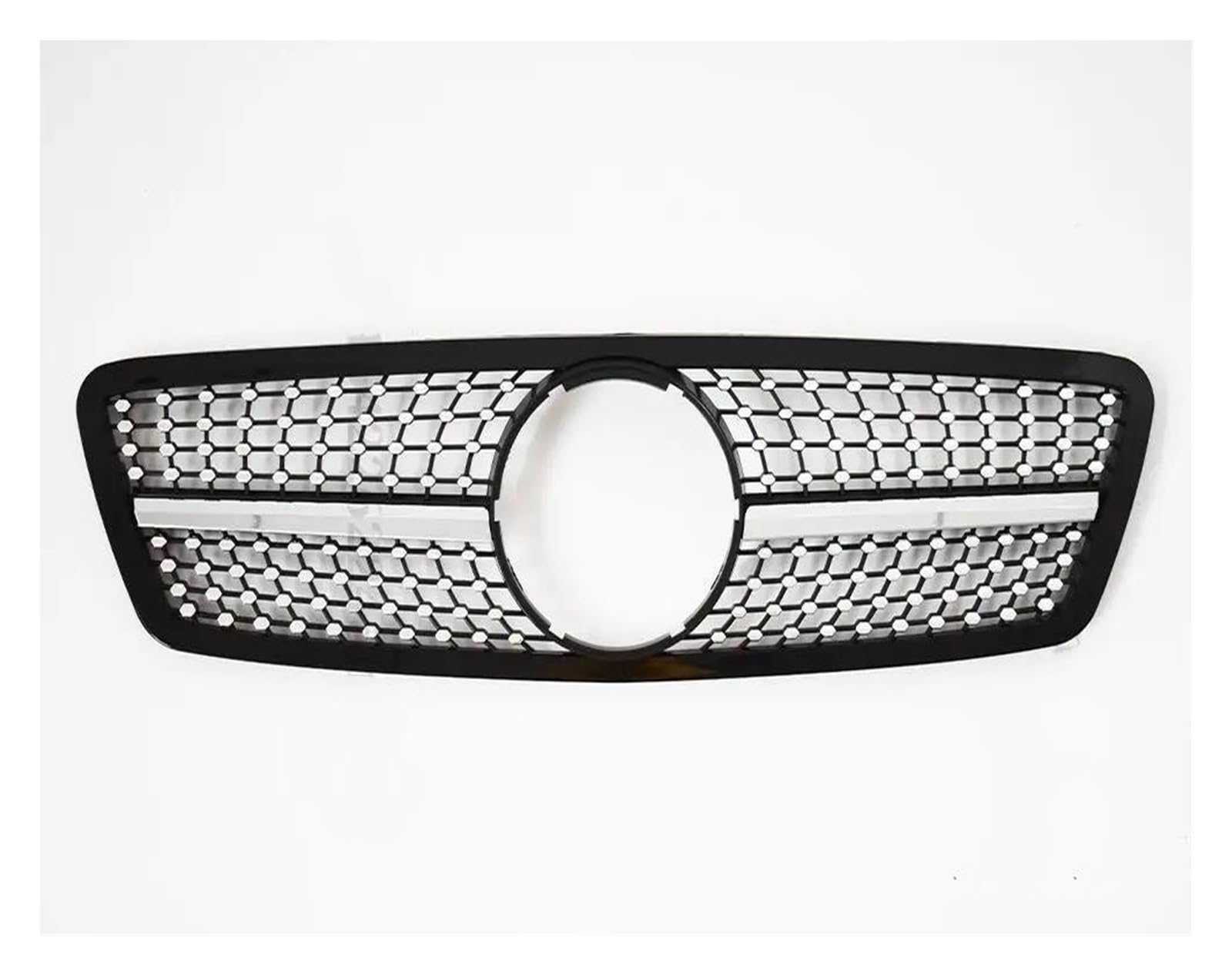 Kühler 200K Tuning Zubehör Für Benz C Klasse W203 2000-2006 Trim Styling Facelift Sport Front Einlass Grille Racing Grill Kühlergrill(B2 Style) von MINIKS