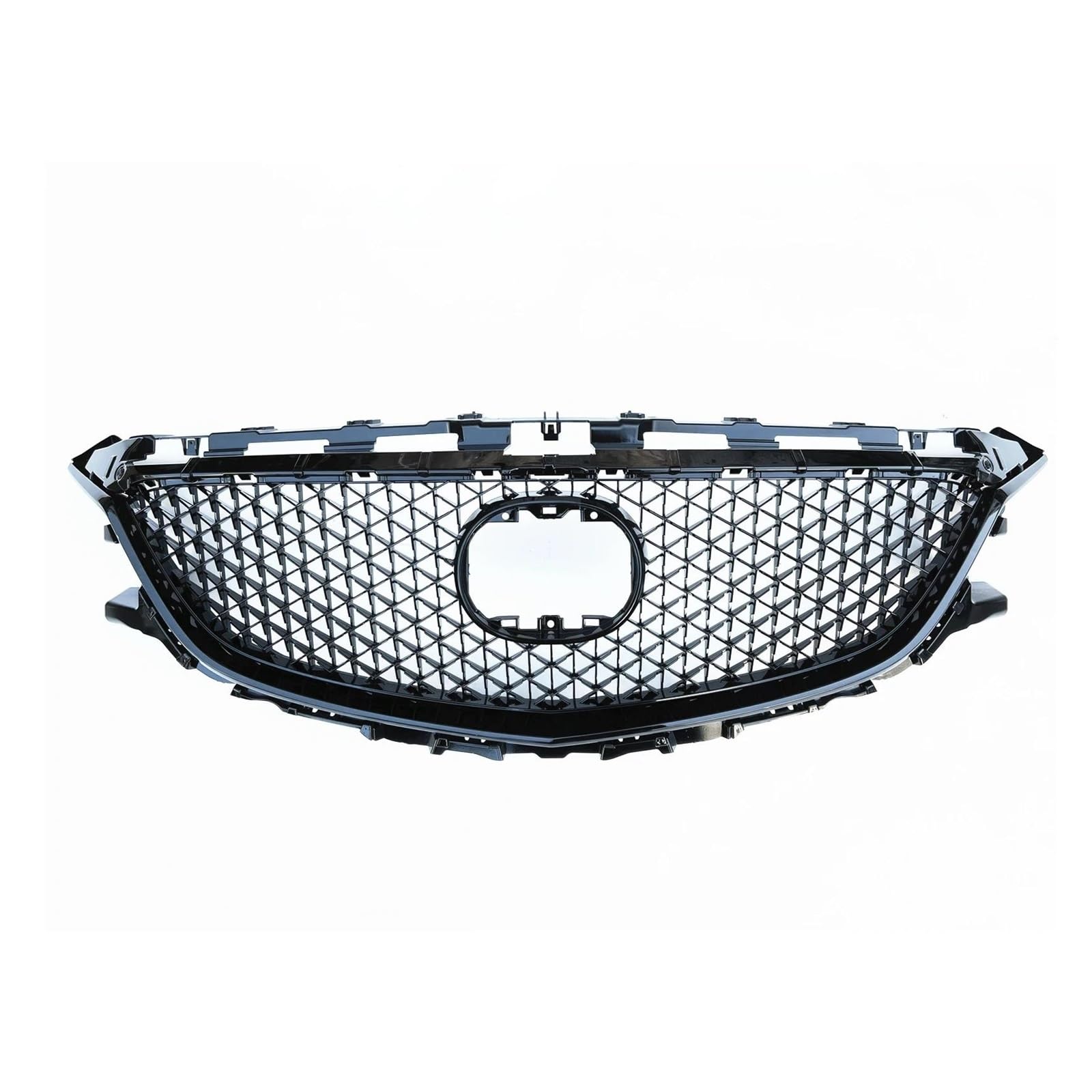 Kühler Auto Obere Stoßstange Haube Intake Abdeckung Mesh Kit Gitter Für Mazda 6 2014 2015 2016 Kühlergrill Racing Grills Waben Stil Schwarz Kühlergrill von MINIKS