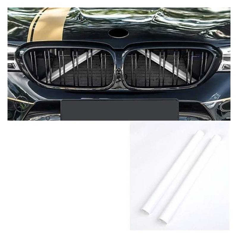 Kühler Auto Sport Styling Dekoration Zubehör Auto Kühlergrill Zierleisten Für F30 F31 F32 F33 F34 F36 F20 F21 F22 F23 G29 Kühlergrill(Weiß) von MINIKS