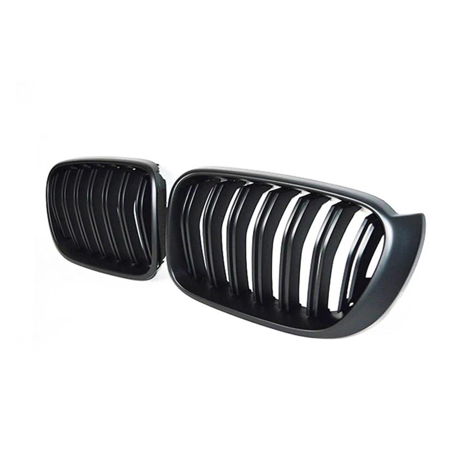 Kühler Auto Styling 1 Paar Front Nierengitter Mattglanz Schwarz Für X3 X4 F25 F26 14-17 Racing Frontstoßstangengitter Kühlergrill(Matt-schwarz) von MINIKS