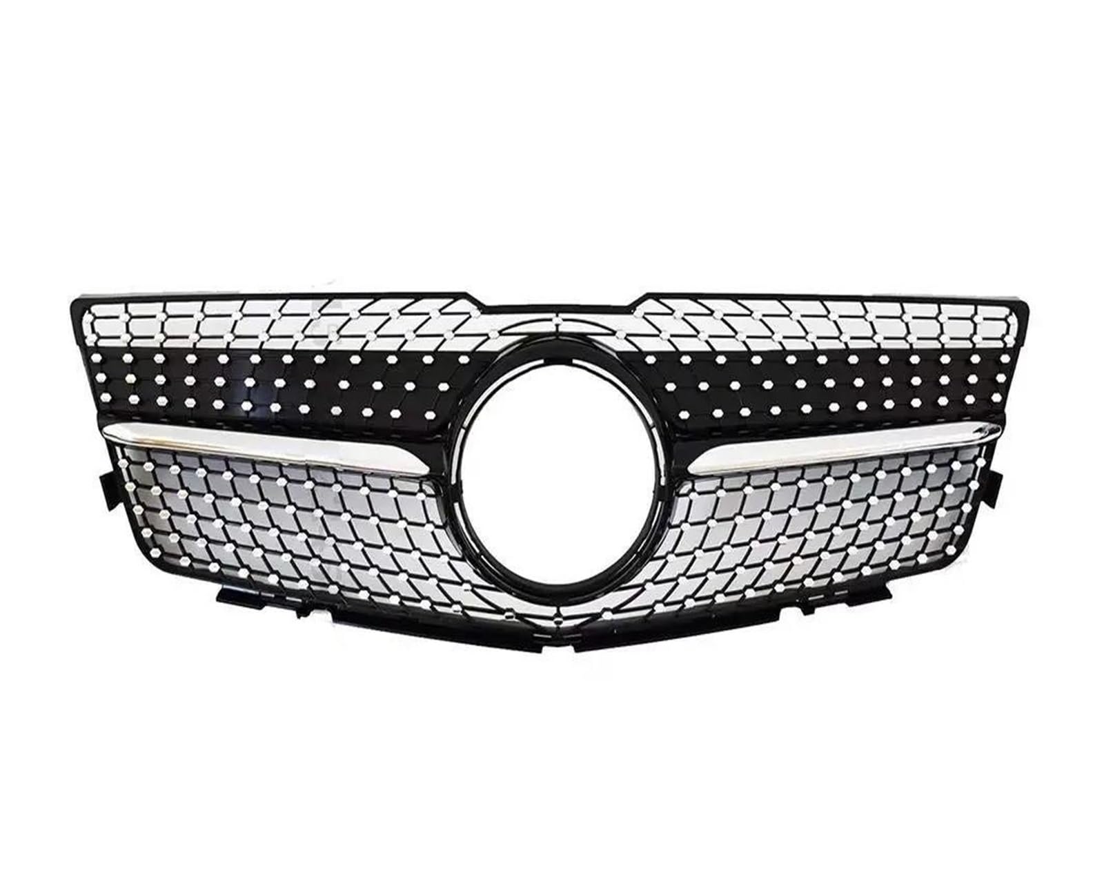 Kühler Frontgrill Grill Racing Grill Für Benz Für GLK X204 2008-2012 2013-2015 Trim Haube Mesh Tuning Sport Kühlergrill(08-12 D Black) von MINIKS